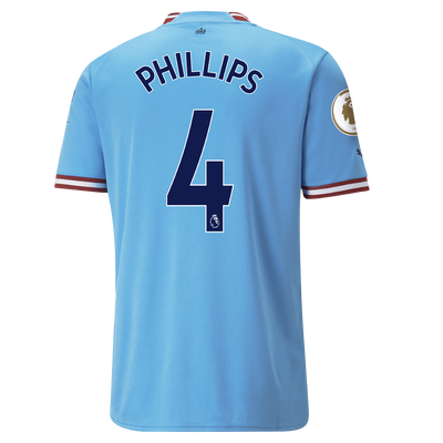 Manchester City Home Jersey 2022/23 with PHILLIPS 4 printing