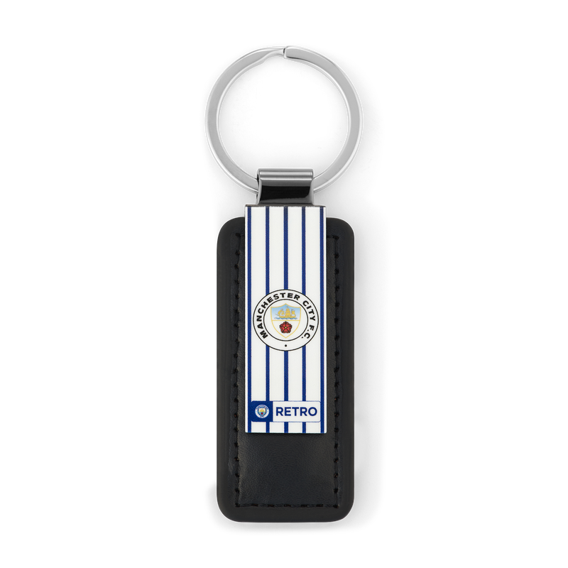 MCFC FW RETRO DAYS FOB KEYRING - white