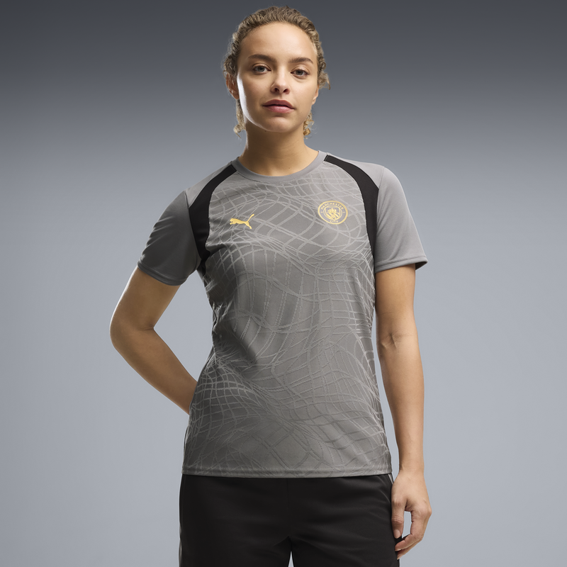 MCFC TR WMNS TRAINING JERSEY - Cast Iron-Flaxen