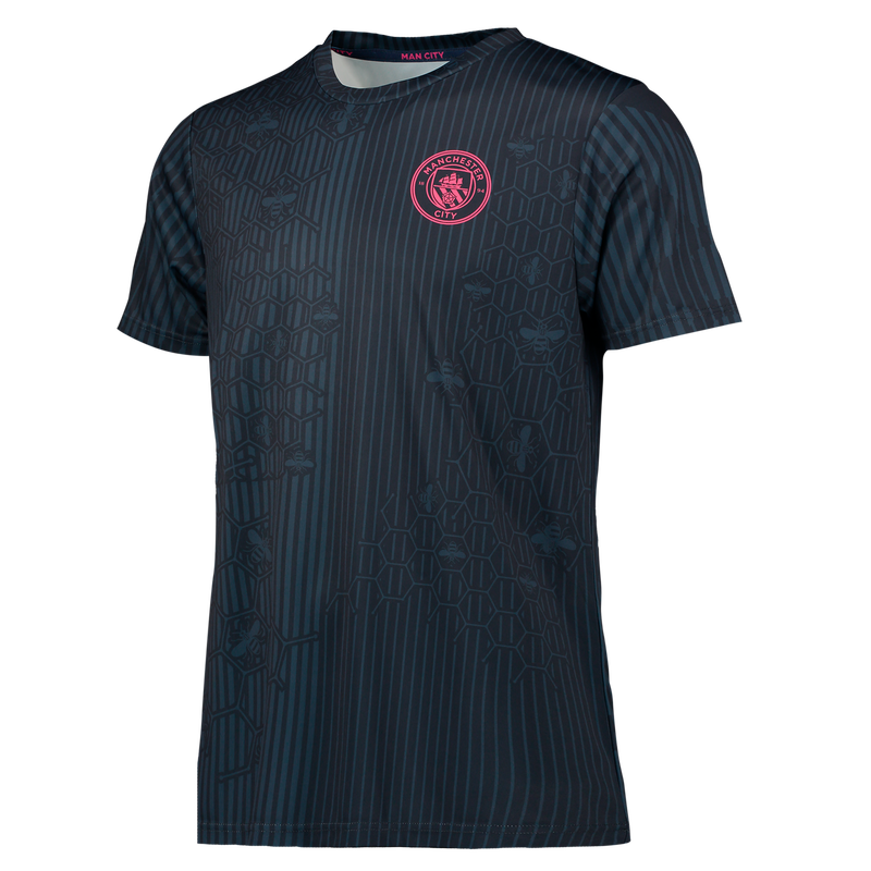 MCFC FW MENS BEE POLY TEE - dark navy