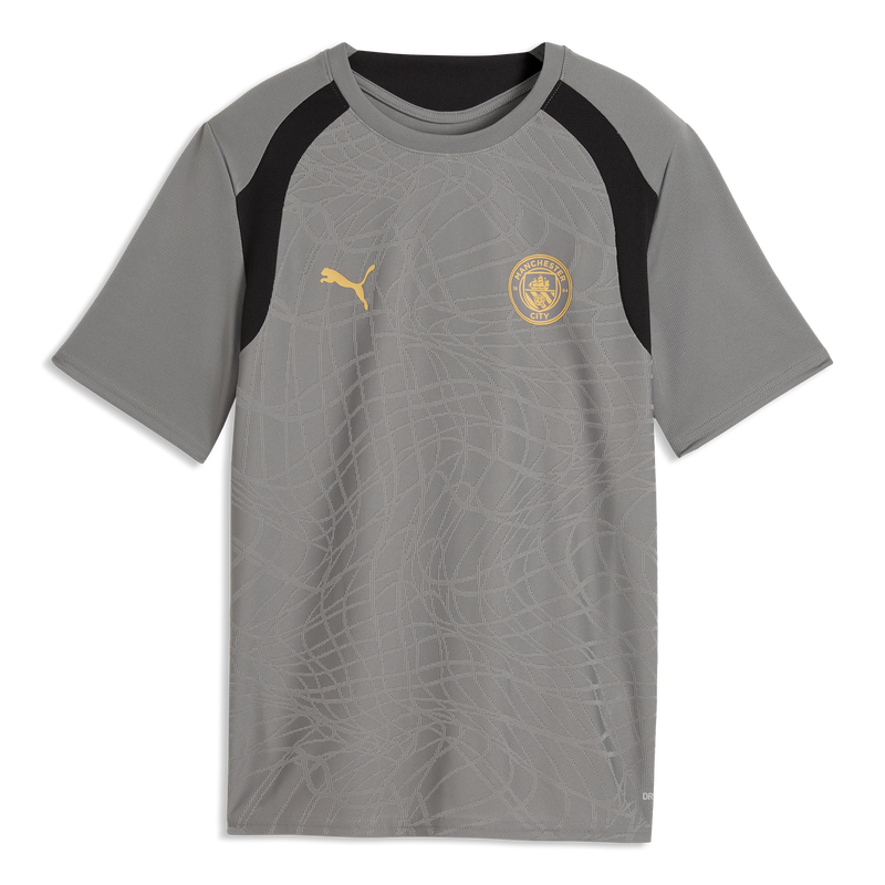 MCFC TR KIDS TRAINING JERSEY - Cast Iron-Flaxen