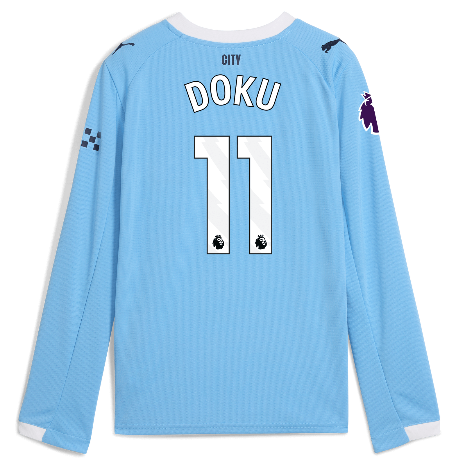 マンチェスター・シティ 2025/26 キッズ ホームユニフォーム（長袖