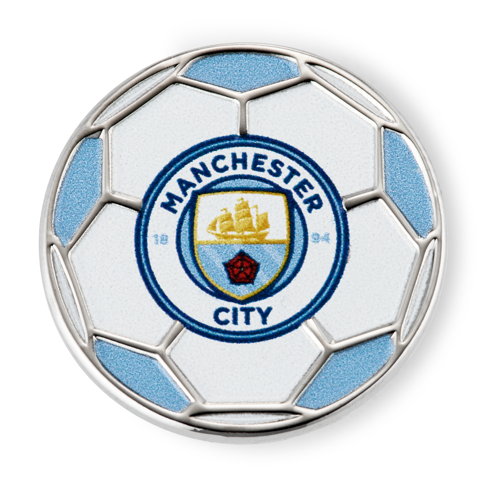 Manchester City サッカー クラブエンブレム ピンバッジ | Official