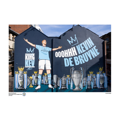 Manchester City x Murwalls King Kev Mural Artwork