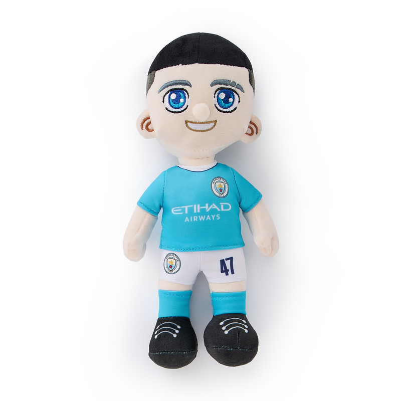 MCFC FODEN PLAYER PLUSH - blue