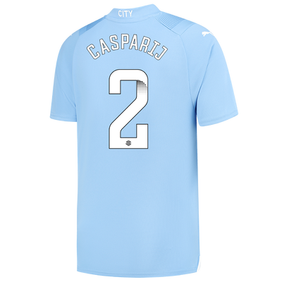 Manchester City Home Jersey 2023/24 with CASPARIJ 2 printing