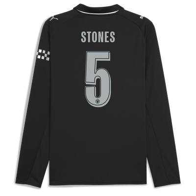 Maglia Away Manchester City 2025/26 Manica Lunga con Stampa STONES 5