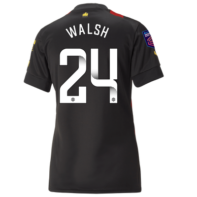Women's Manchester City Away Jersey 2022/23 with WALSH 24 printing