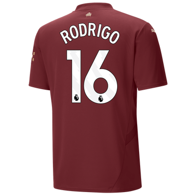 Manchester City Third Jersey 2024/25 With RODRIGO 16 Printing