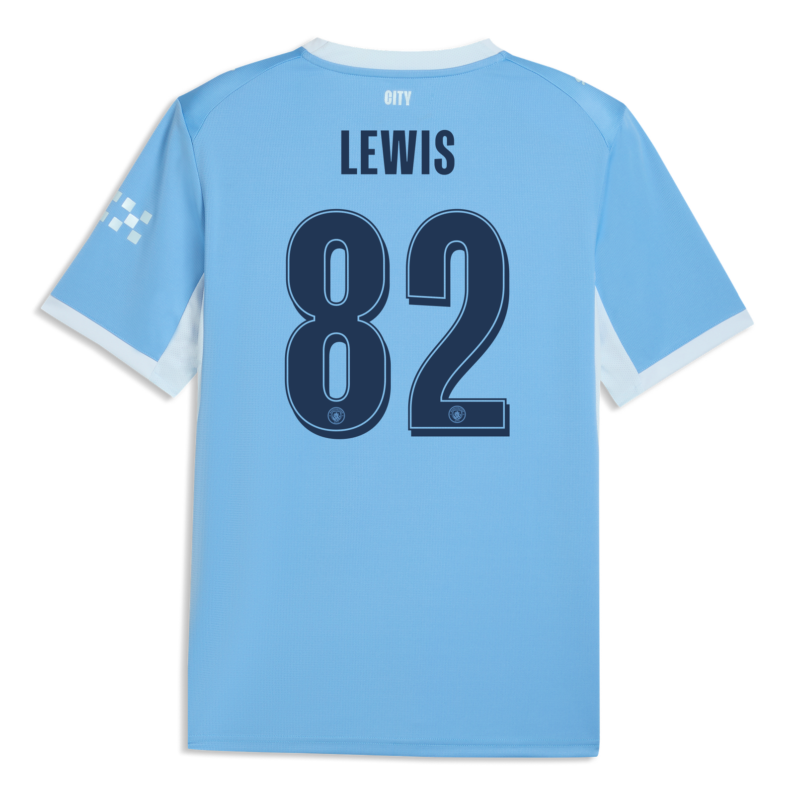 Manchester City Home Jersey 2026/27 With LEWIS 82 Printing