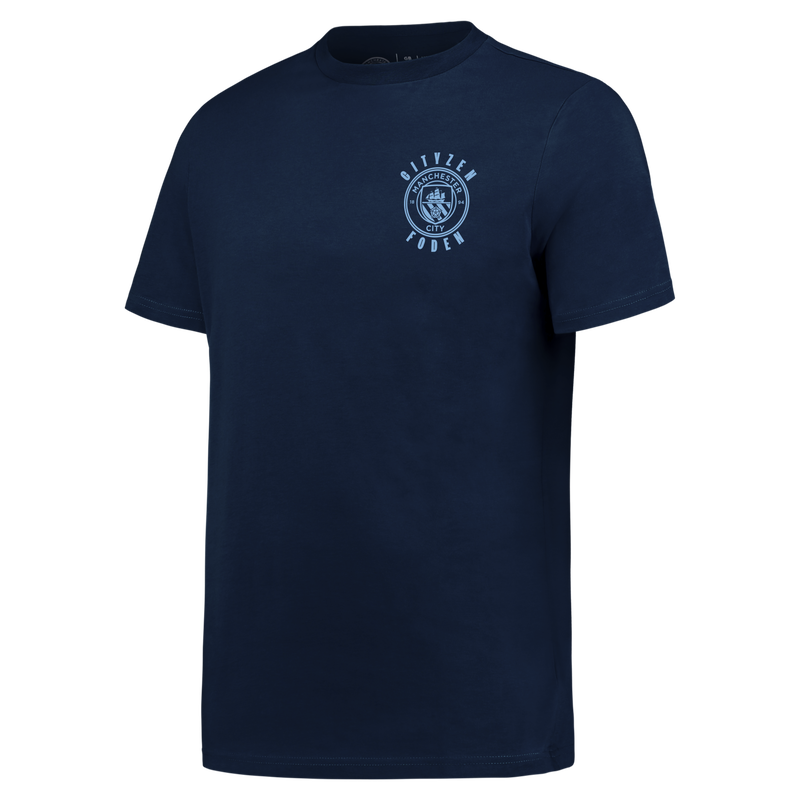 MCFC FW MENS WC22 FODEN TEE NL - navy