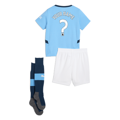 Manchester City Home Mini Kit 2024/25 With Custom Printing