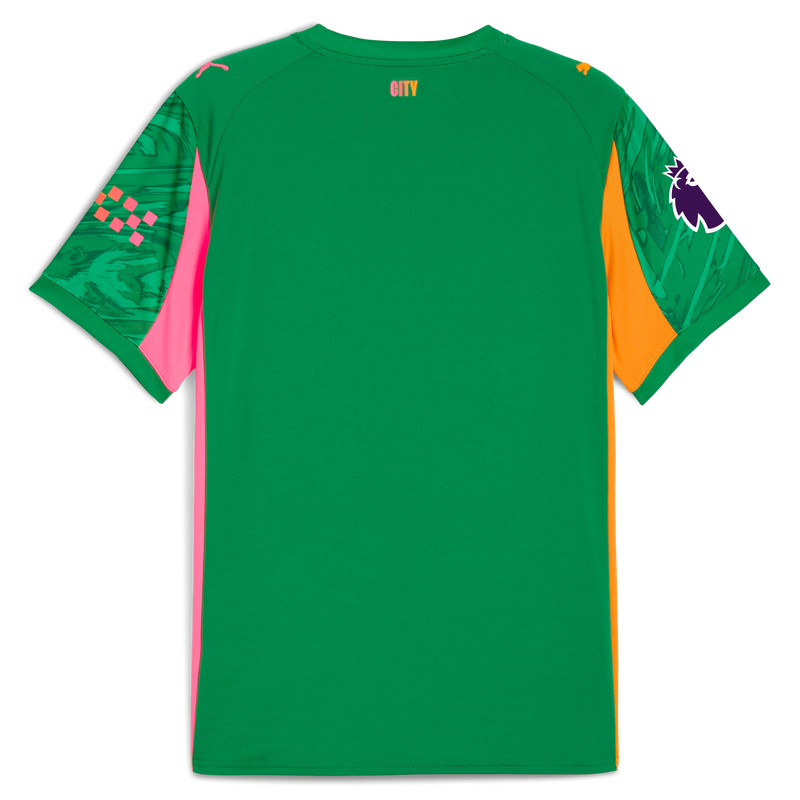 Man City Goalkeeper Jersey 2025/26 With Custom Printing green - Size XXL from polyester for males  - Official Manchester City FC store