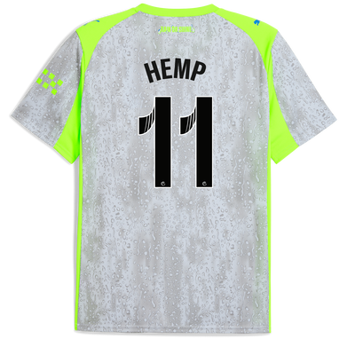 Camiseta Manchester City Tercera 2025/26 con estampado de HEMP 11 Printing
