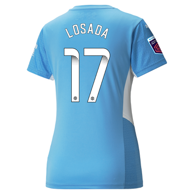Womens Manchester City Home Shirt 21/22 with Vicky Losada printing