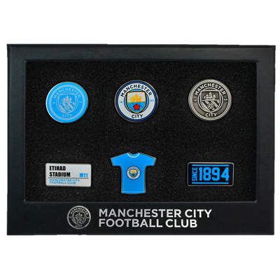 Lot de 6 badges Manchester City