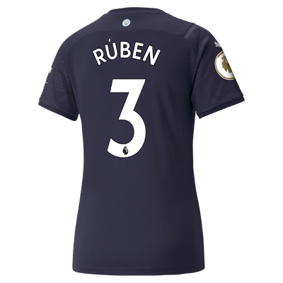 Womens Manchester City 3rd Shirt 21/22 with Rúben Dias printing