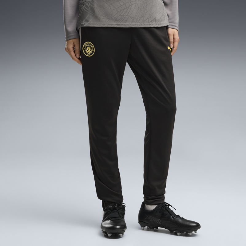 MCFC TR WMNS TRAINING POCKET PANTS - PUMA Black-Cast Iron