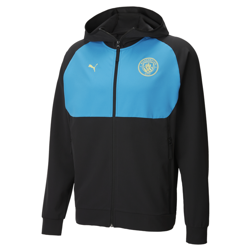Man City PUMATECH Track Jacket black - Check out all Manchester City midlayers online - Official Manchester City FC store
