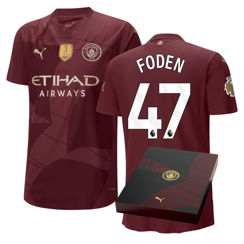 Manchester City Authentic Third Jersey 2024/25 with FODEN 47 