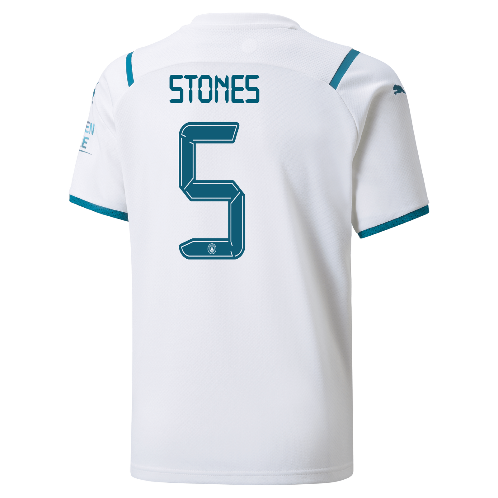 Manchester City Kinder Auswartstrikot 21 22 Mit John Stones Aufdruck Official Man City Store
