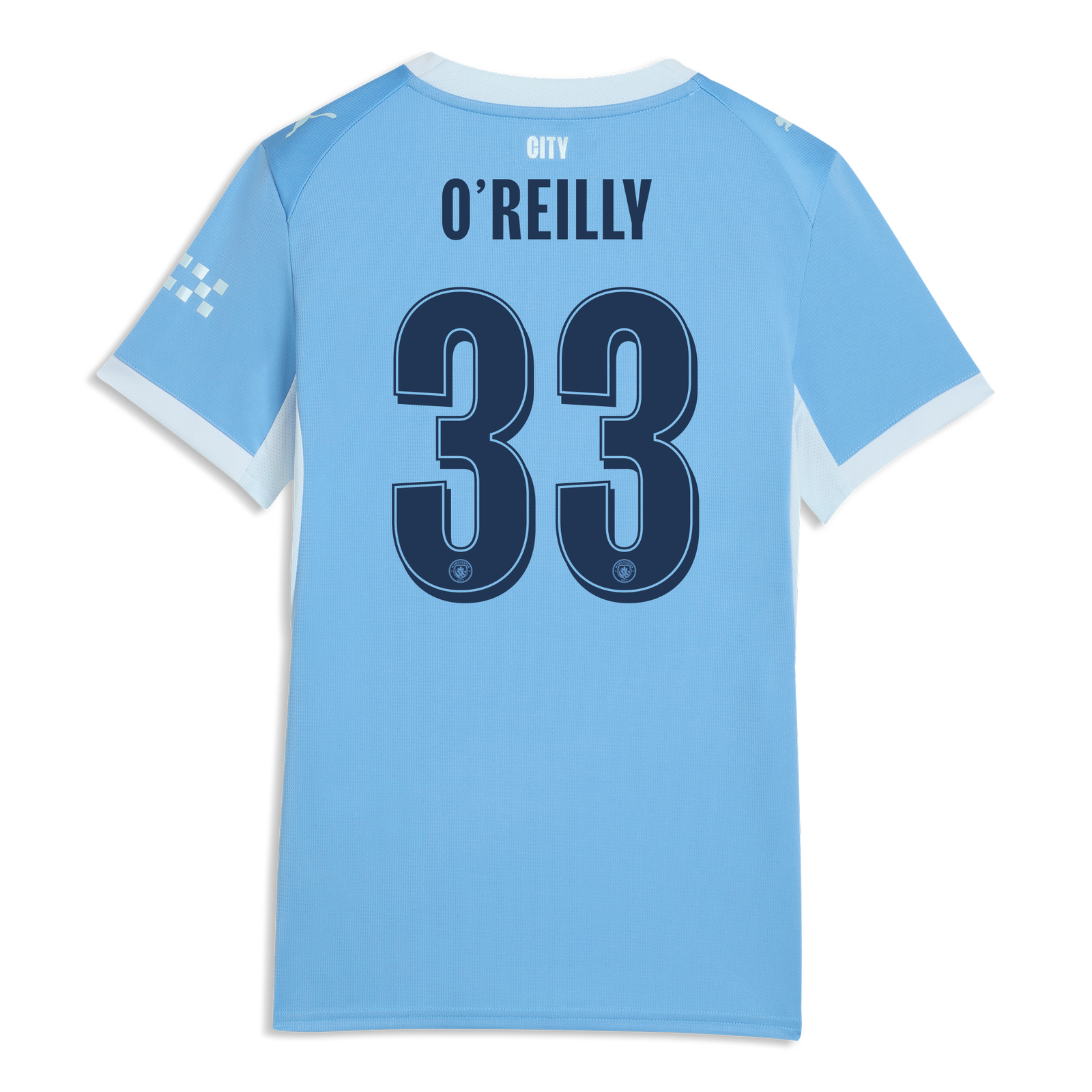 マンチェスター・シティ O'Reilly 33 シャツ ウィメンズ マンチェスター・シティ ホームユニフォーム 2026/27 O