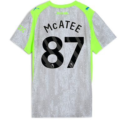 Camiseta Manchester City Tercera para mujer2025/26 con estampado de McATEE 87 Printing