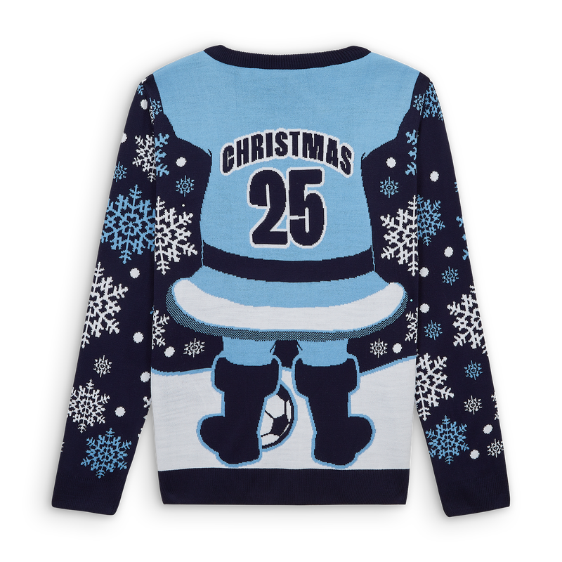 MCFC FW MENS ELF XMAS JUMPER - NAVY