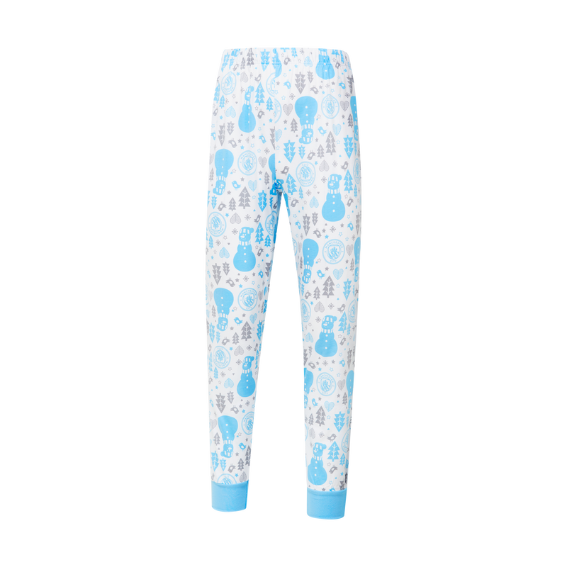 MCFC FW MENS CHRISTMAS PYJAMA SET - white