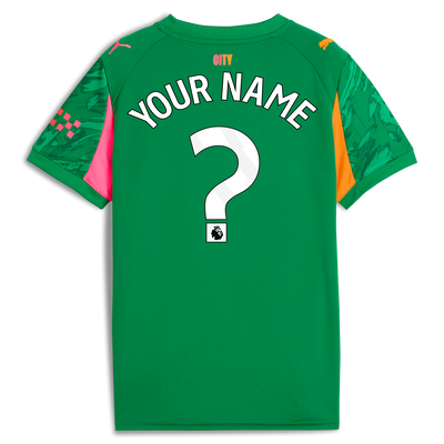 Manchester City Keeper Shirt Kinderen 2025/26 met gepersonaliseerde bedrukking