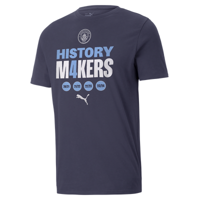 Kids' Manchester City 'History M4kers' Premier League Victory Tee 2023/24