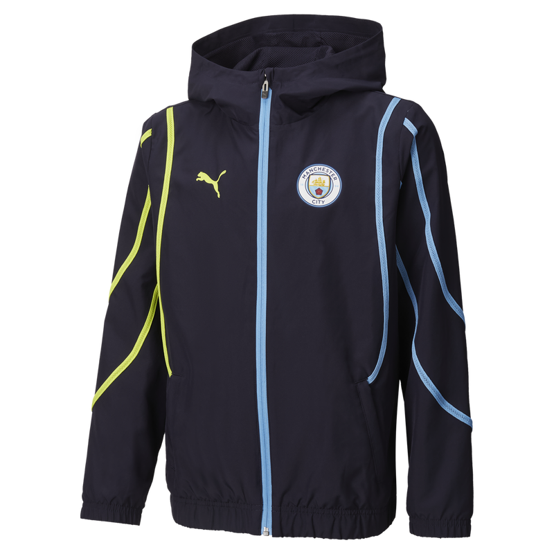 MCFC MW KIDS PREMATCH WOVEN JACKET - new navy