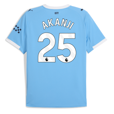 Manchester City Heimtrikot 2025/26 mit AKANJI 25 Aufdruck