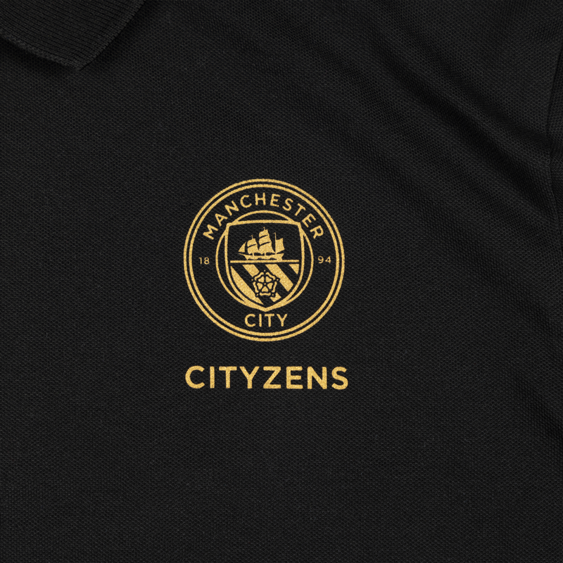 MCFC FW MENS LEGENDS POLO - black