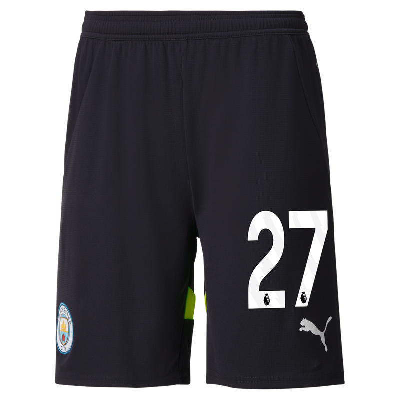 Man City Football Shorts 24/25 with #27 new navy - Check out all Manchester City shorts online - Official Manchester City FC store