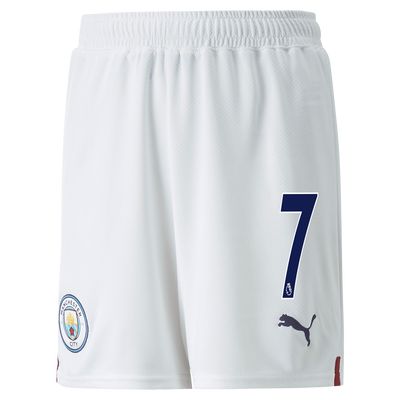 Kids' Manchester City Football Shorts 22/23 with #27