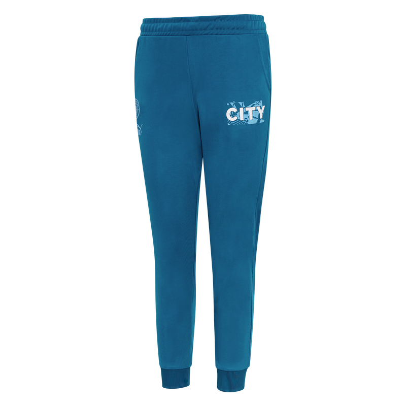 MCFC LW KIDS FTBLCORE POLY SUIT - lake blue