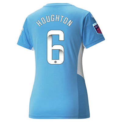 Womens Manchester City Home Shirt 21/22 with Steph Houghton printing