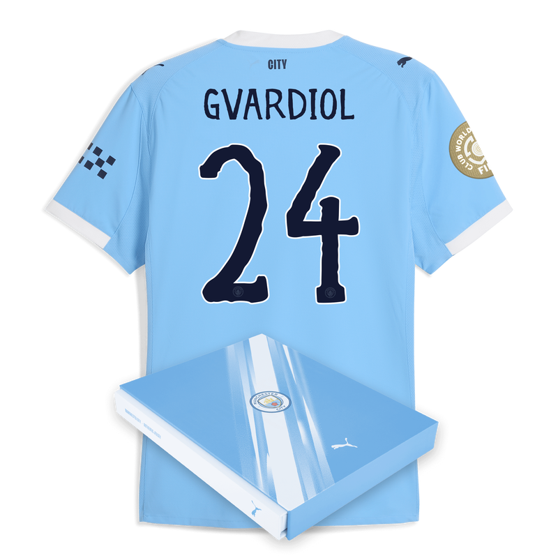 MENS AUTHENTIC Home SHIRT SS-GVARDIOL-24-EPL-PL - 