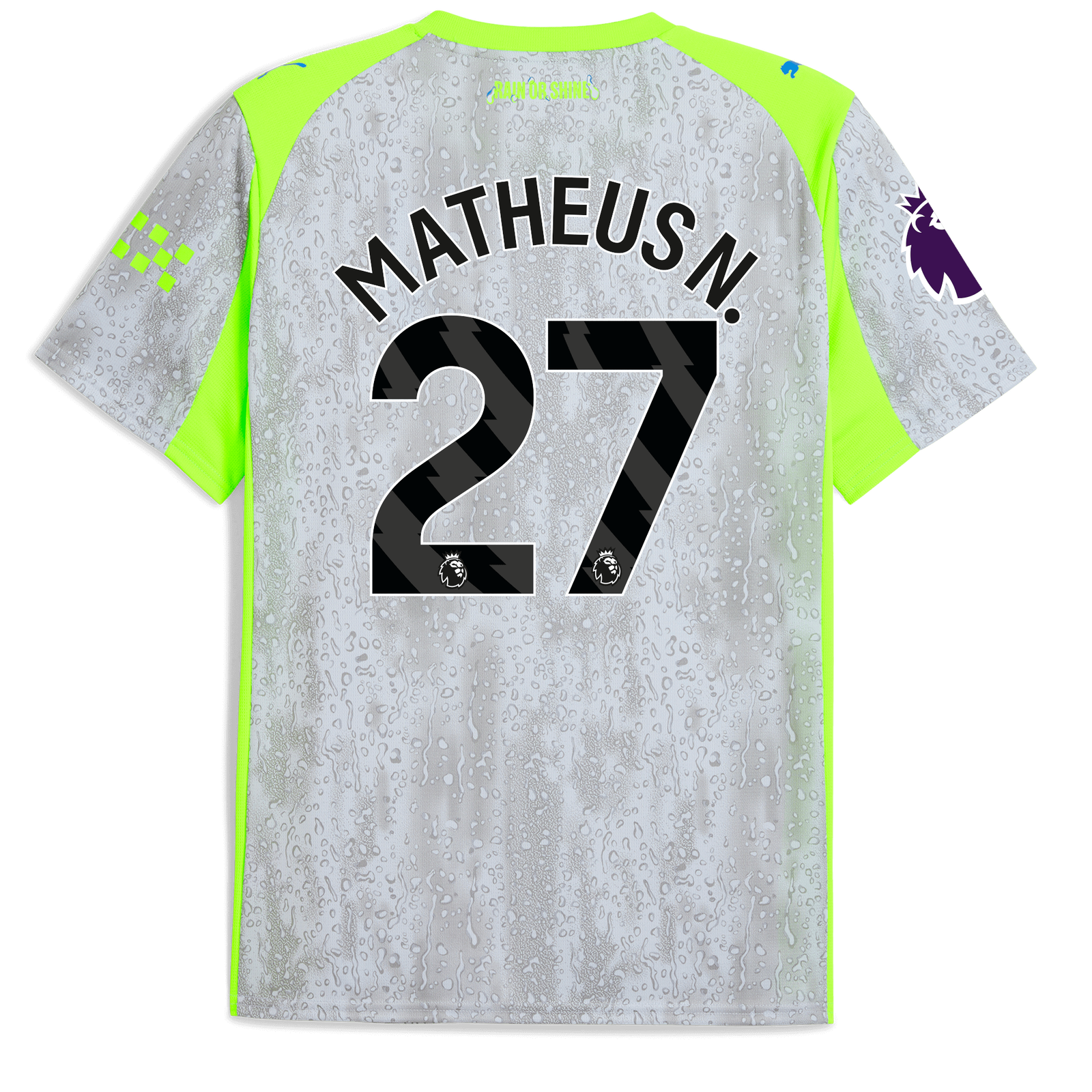 マンチェスター・シティ 2025/26 サード ユニフォーム（MATHEUS N. 27