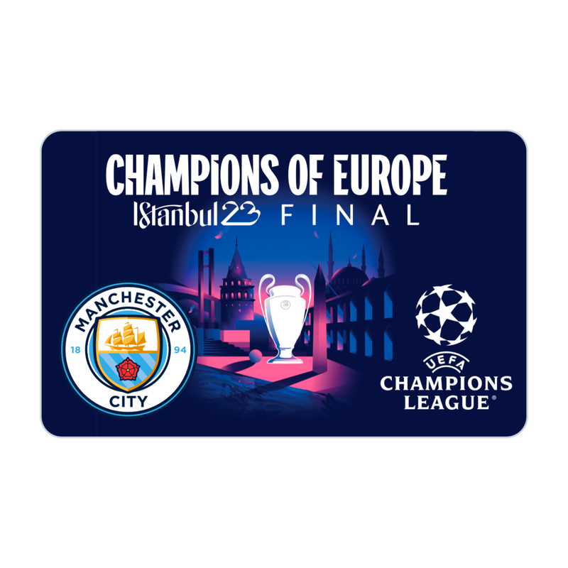 MCFC FW UCL CHAMPIONS MAGNET - navy