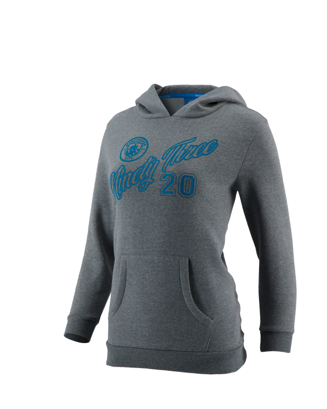 MCFC FW WOMENS 9320 HOODY - mid grey