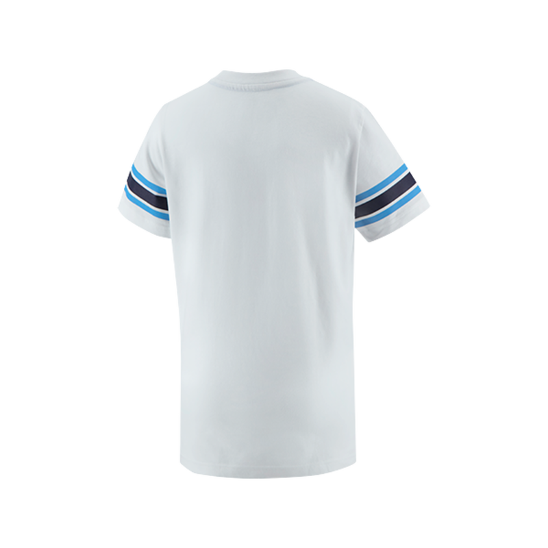 MCFC FW KIDS 9320 VARSITY TEE - white