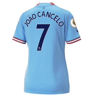 Women's Manchester City Home Jersey 22/23 with JOÃO CANCELO 27 printing