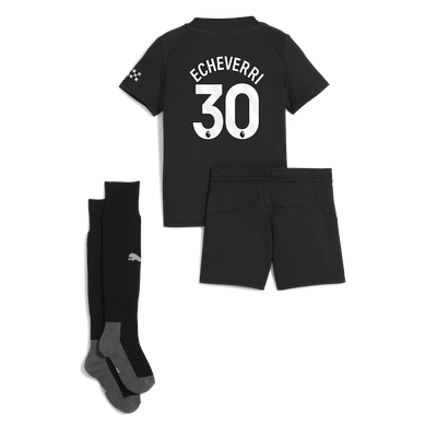 Manchester City Away Mini Kit 2025/26 With ECHEVERRI 30 Printing