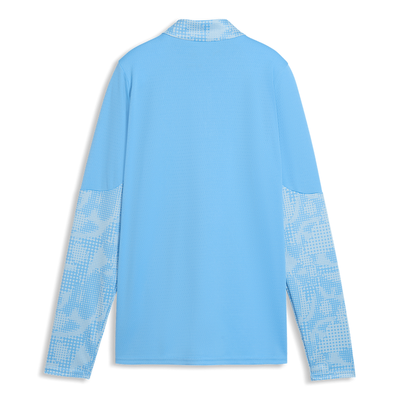 MCFC WMNS TRAINING 1/4 ZIP TOP - team light blue