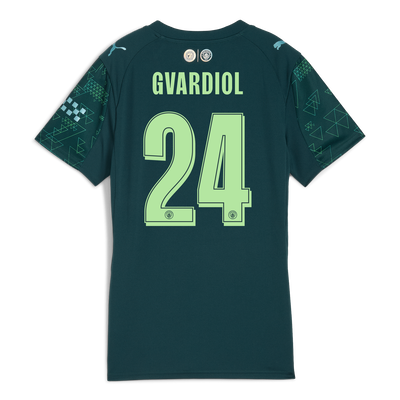 Camiseta para mujer Manchester City EA SPORTS FC 2025/26 con estampado GVARDIOL 24