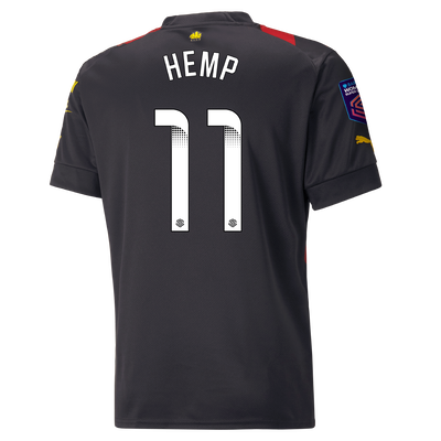 Camiseta 2ª Equipación Manchester City 2022/23 con estampado de HEMP 15
