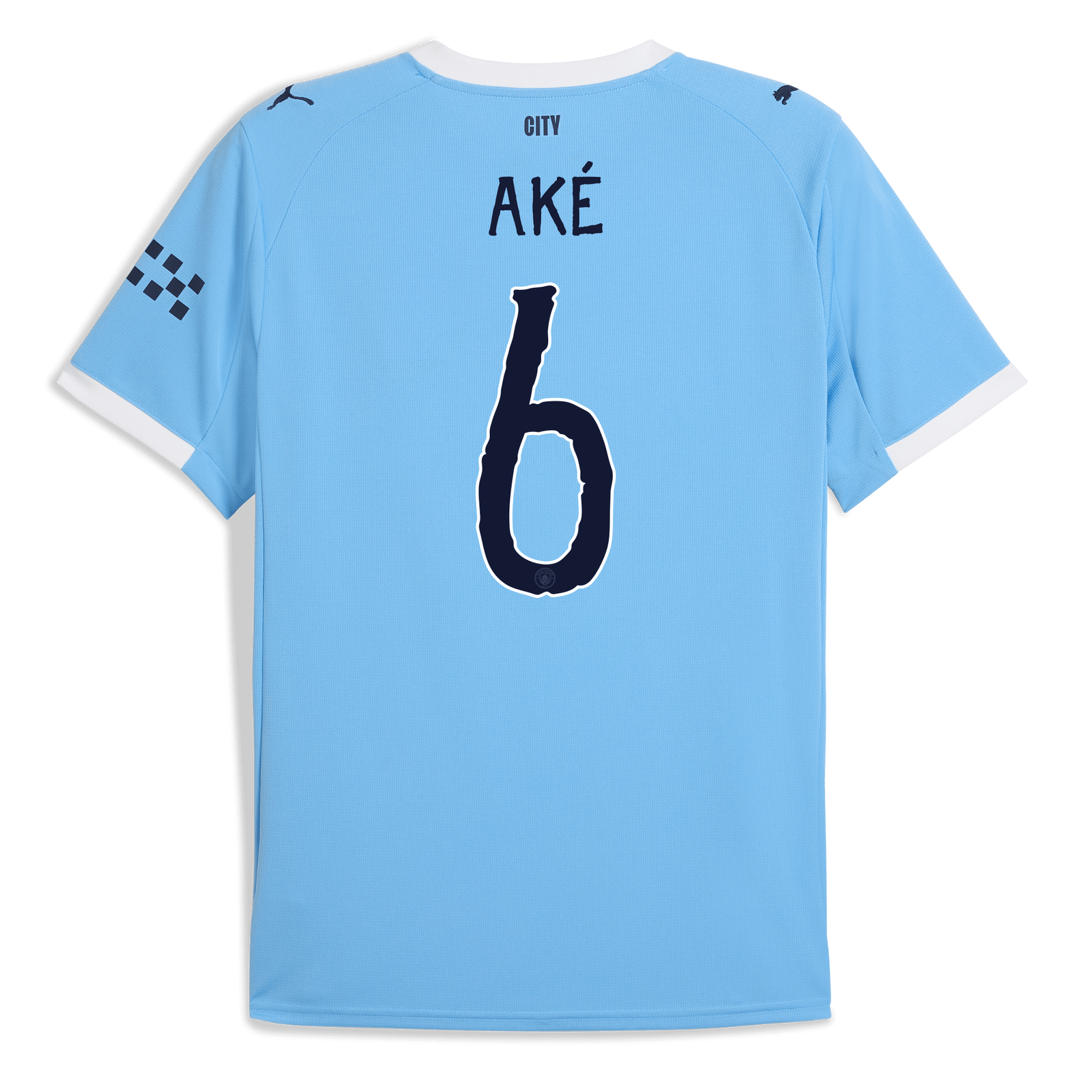 ウェア 23-24 MANCHESTER CITY #6 AKE 2023-24 Manchester City Soccer 6 Nathan Ake Third Black