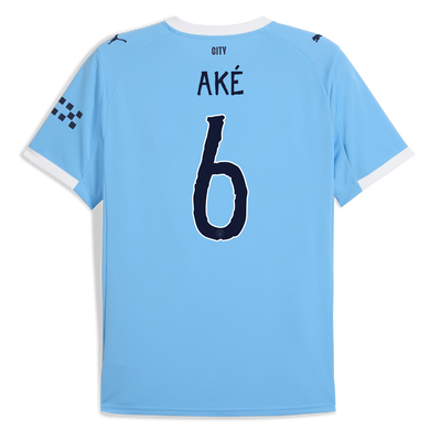 Manchester City Home Jersey 2025/26 With AKÉ 6 Printing